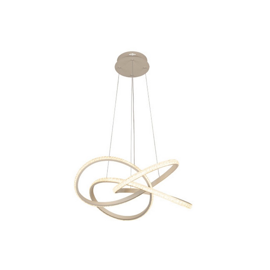 LED Stmívatelný lustr na lanku LED/95W/230V 3000-6500K pr. 57 cm + dálkové ovládání