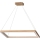LED Stmívatelný lustr na lanku LEGNO 2xLED/33W/230V dub