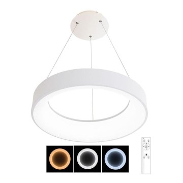 LED Stmívatelný lustr na lanku NEST LED/40W/230V 3000-6500K bílá + dálkové ovládání