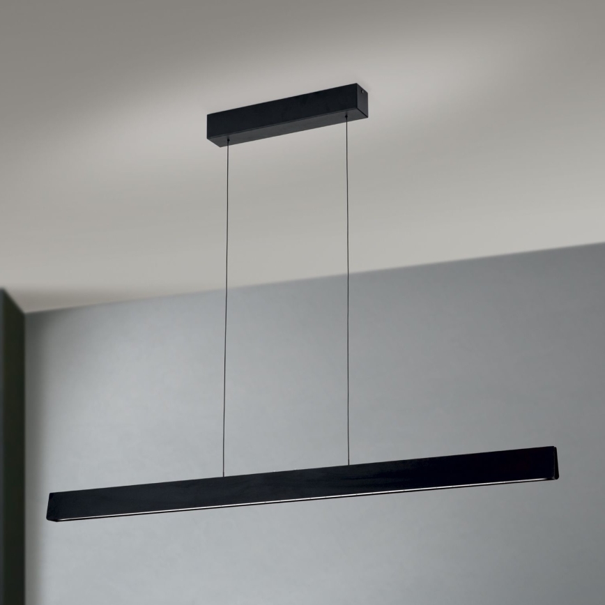 LED Stmívatelný lustr na lanku TARA LED/44W/230V 2700/3800/4500/5700K černá