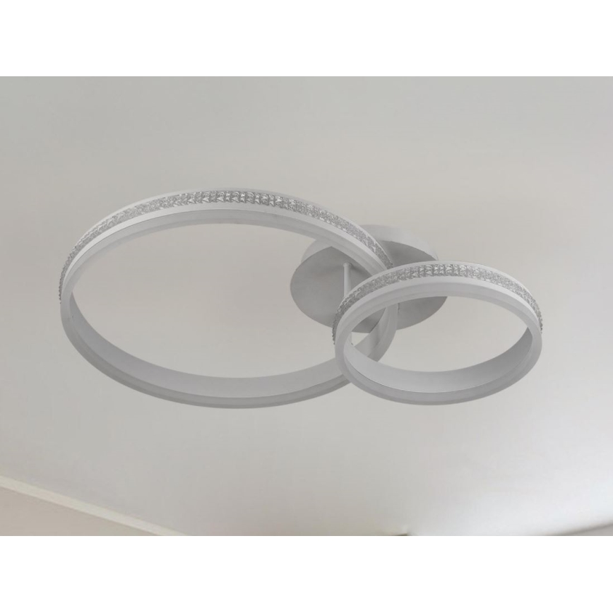 LED Stmívatelný přisazený lustr LED/110W/230V 3000-6500K + dálkové ovládání