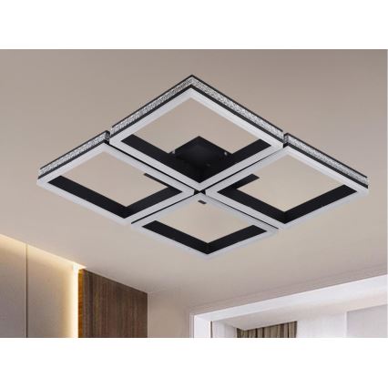 LED Stmívatelný přisazený lustr LED/215W/230V 3000-6500K + dálkové ovládání