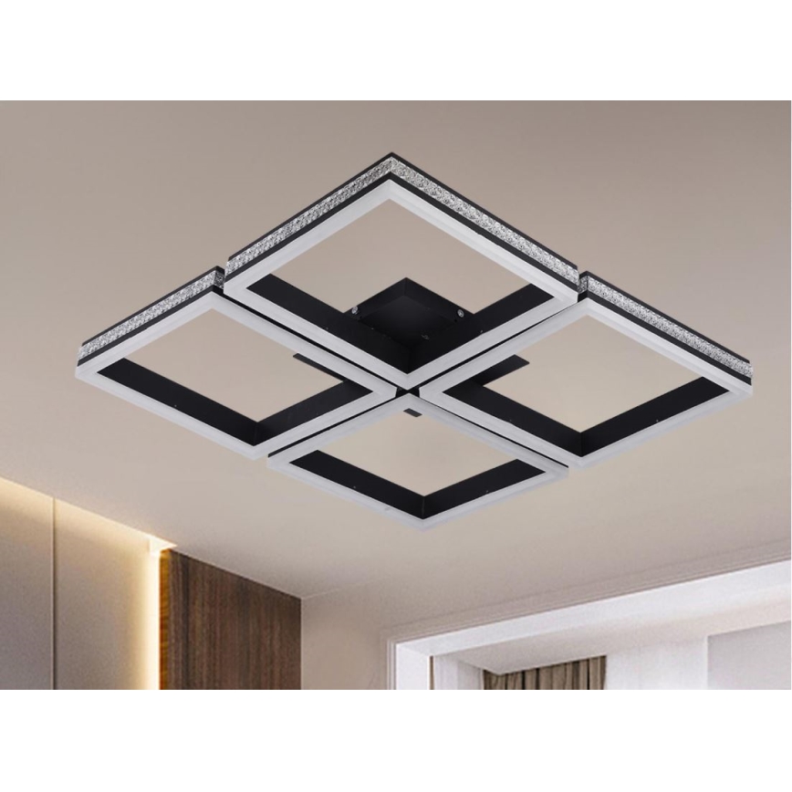 LED Stmívatelný přisazený lustr LED/215W/230V 3000-6500K + dálkové ovládání