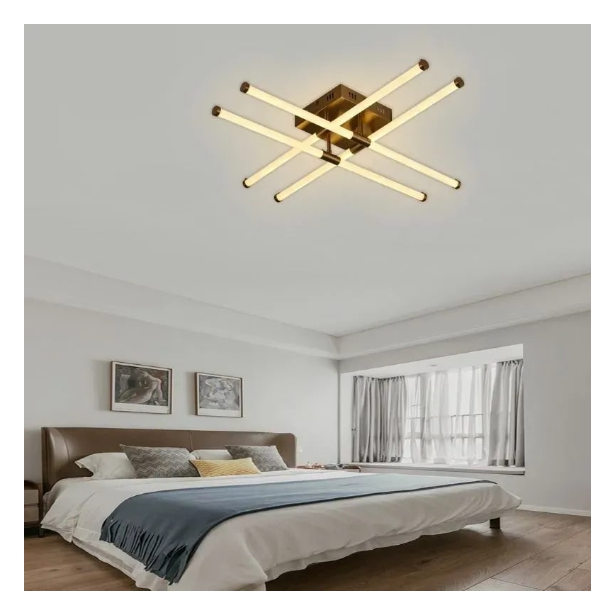 LED Stmívatelný přisazený lustr LED/30W/230V 3000-6500K + dálkové ovládání
