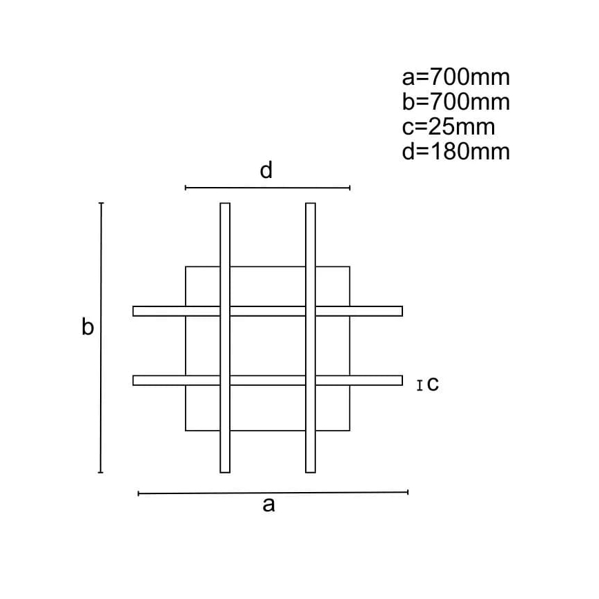 LED Stmívatelný přisazený lustr LED/30W/230V 3000-6500K + dálkové ovládání
