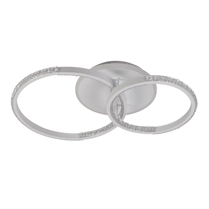 LED Stmívatelný přisazený lustr LED/55W/230V 3000-6500K + dálkový ovladač