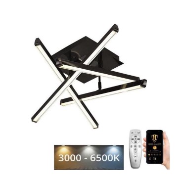 LED Stmívatelný přisazený lustr LED/60W/230V 3000-6500K + dálkové ovládání