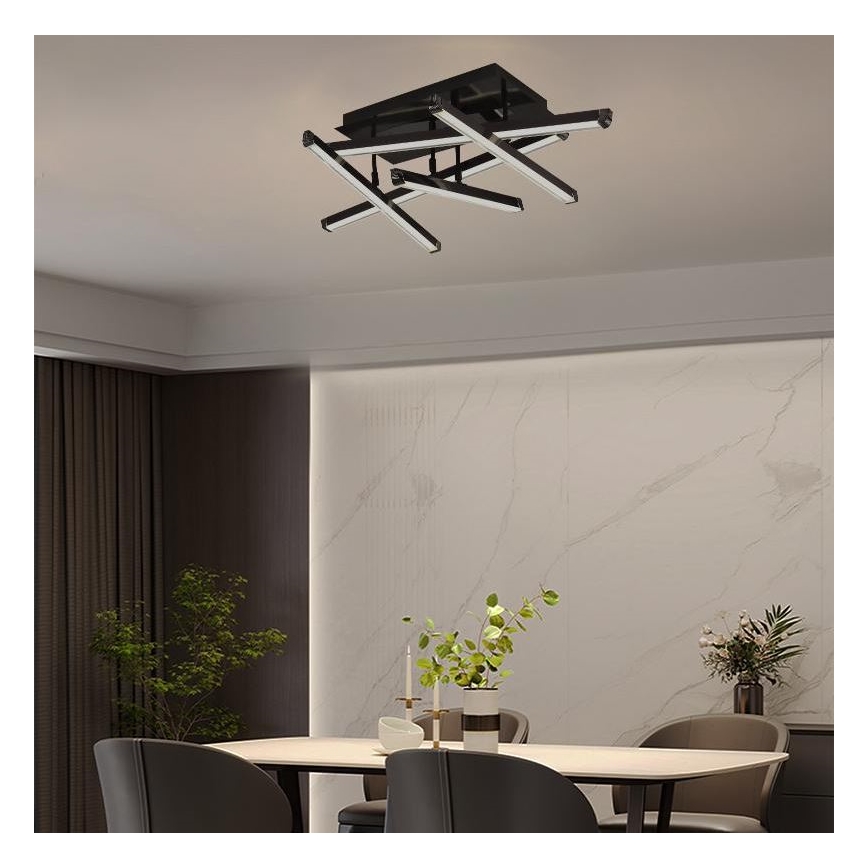 LED Stmívatelný přisazený lustr LED/60W/230V 3000-6500K + dálkové ovládání