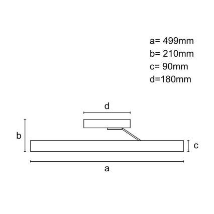LED Stmívatelný přisazený lustr LED/86W/230V 3000-6500K zlatá + dálkové ovládání