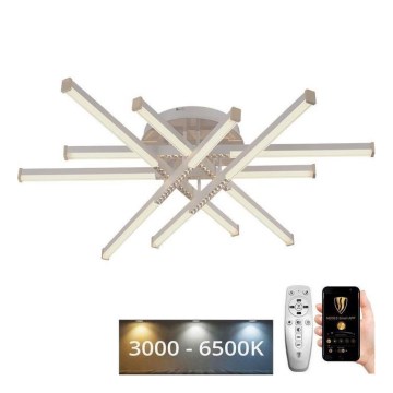 LED Stmívatelný přisazený lustr LED/90W/230V 3000-6500K + dálkové ovládání