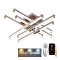 LED Stmívatelný přisazený lustr LED/90W/230V 3000-6500K + dálkové ovládání