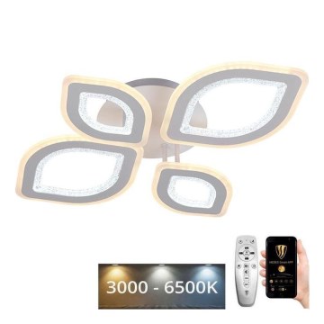 LED Stmívatelný přisazený lustr LED/95W/230V 3000-6500K + dálkové ovládání