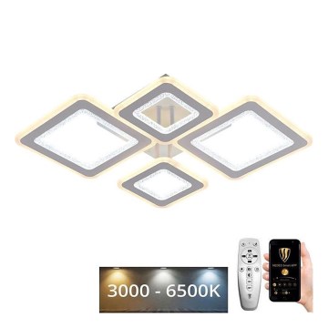 LED Stmívatelný přisazený lustr LED/95W/230V 3000-6500K + dálkové ovládání