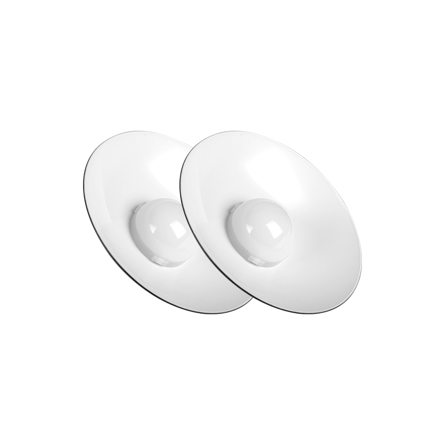 LED Stmívatelný solární lustr na lanku 2xLED/1,8W/3,7V IP44 6500K 2400 mAh + dálkové ovládání