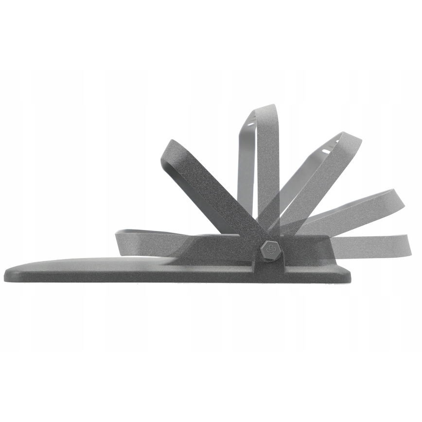 LED Stmívatelný solární reflektor LED/100W/3,2V 5000K 10500 mAh IP65 černá + dálkové ovládání