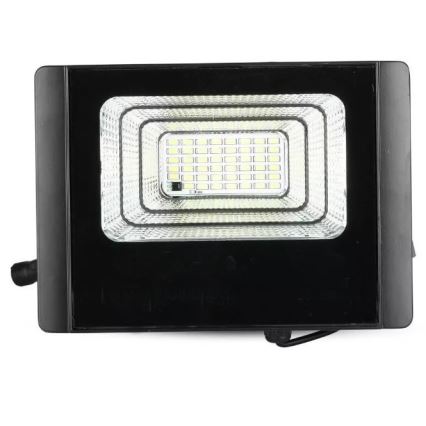 LED Stmívatelný solární reflektor LED/12W/3,2V 6000K IP65 + dálkové ovládání