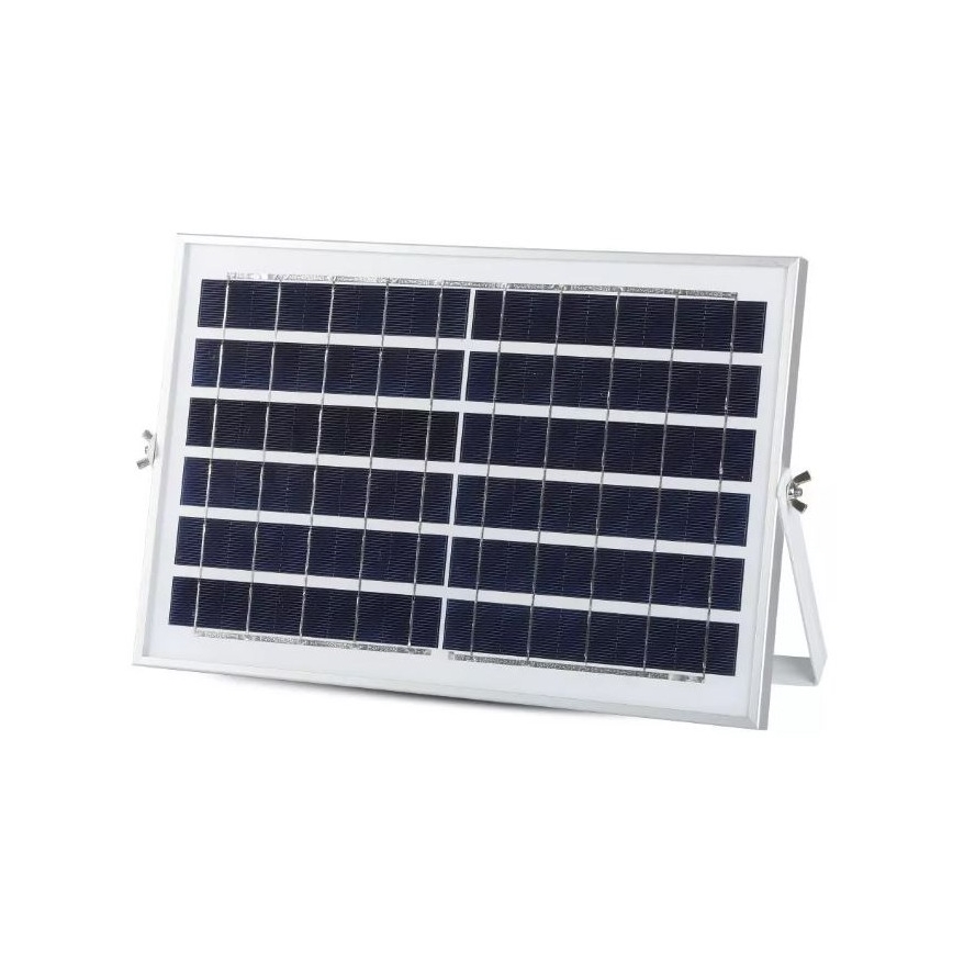 LED Stmívatelný solární reflektor LED/12W/3,2V 6000K IP65 5000 mAh + dálkové ovládání