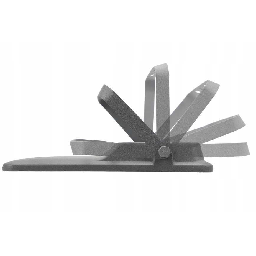 LED Stmívatelný solární reflektor LED/150W/3,2V 5000K 15000 mAh IP65 černá + dálkové ovládání