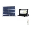 LED Stmívatelný solární reflektor LED/16W/3,2V 4000K IP65 10000 mAh + dálkové ovládání