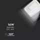 LED Stmívatelný solární reflektor LED/16W/3,2V 4000K IP65 + dálkové ovládání