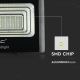 LED Stmívatelný solární reflektor LED/20W/6,4V 4000K IP65 + dálkové ovládání