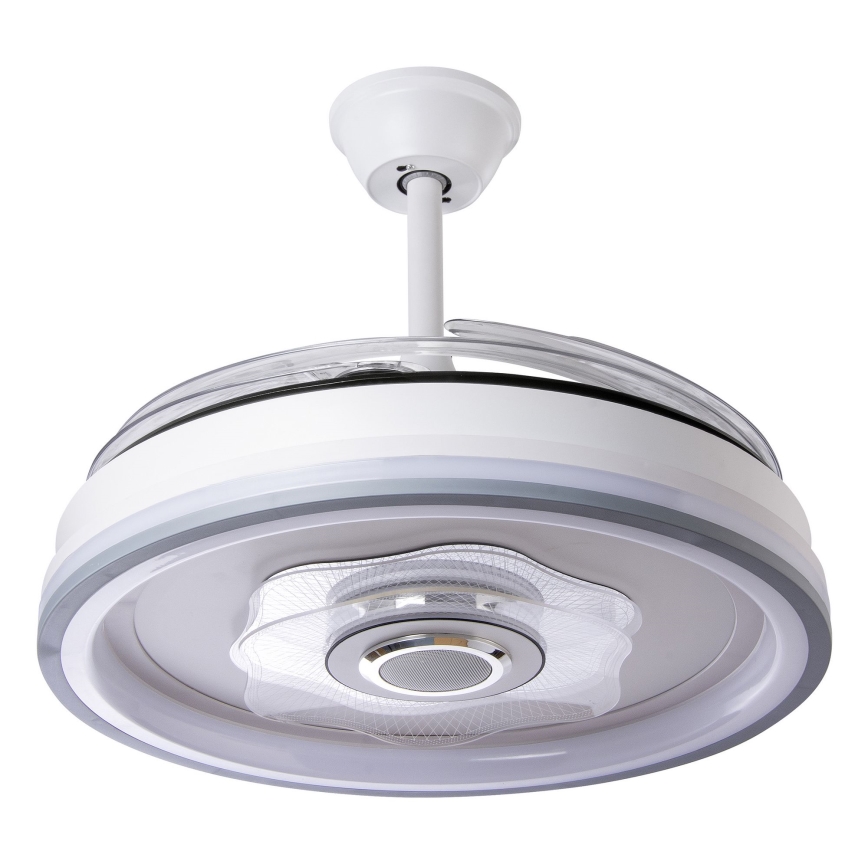 LED Stmívatelný stropní ventilátor LED/70W/230V 3000-6000K pr. 50 cm bílá + dálkové ovládání