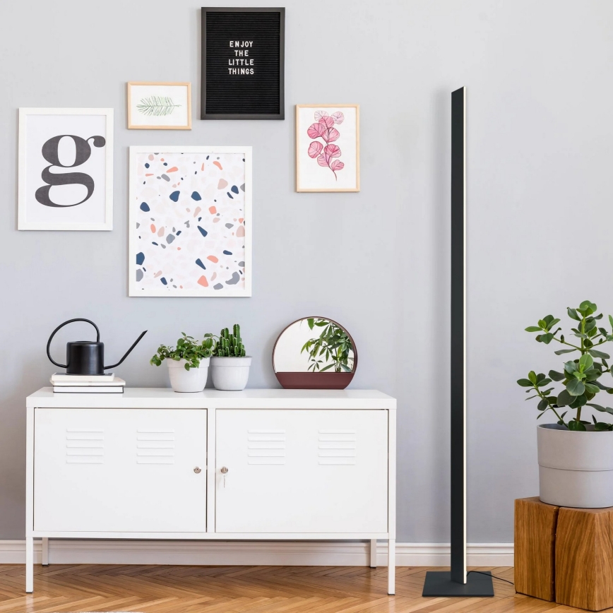 LED Stojací lampa BERNADETTA LED/28W/230V 4000K černá