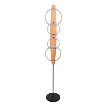 LED Stojací lampa MELISA LED/25W/230V borovice