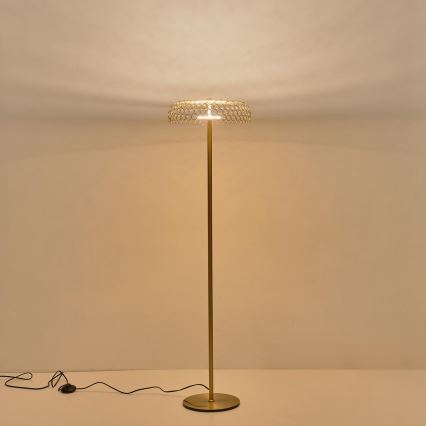 LED Stojací lampa PERFORATO LED/10W/230V 3000K zlatá