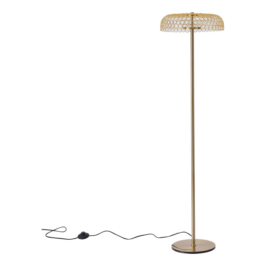 LED Stojací lampa PERFORATO LED/10W/230V 3000K zlatá