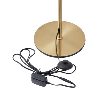 LED Stojací lampa PERFORATO LED/10W/230V 3000K zlatá