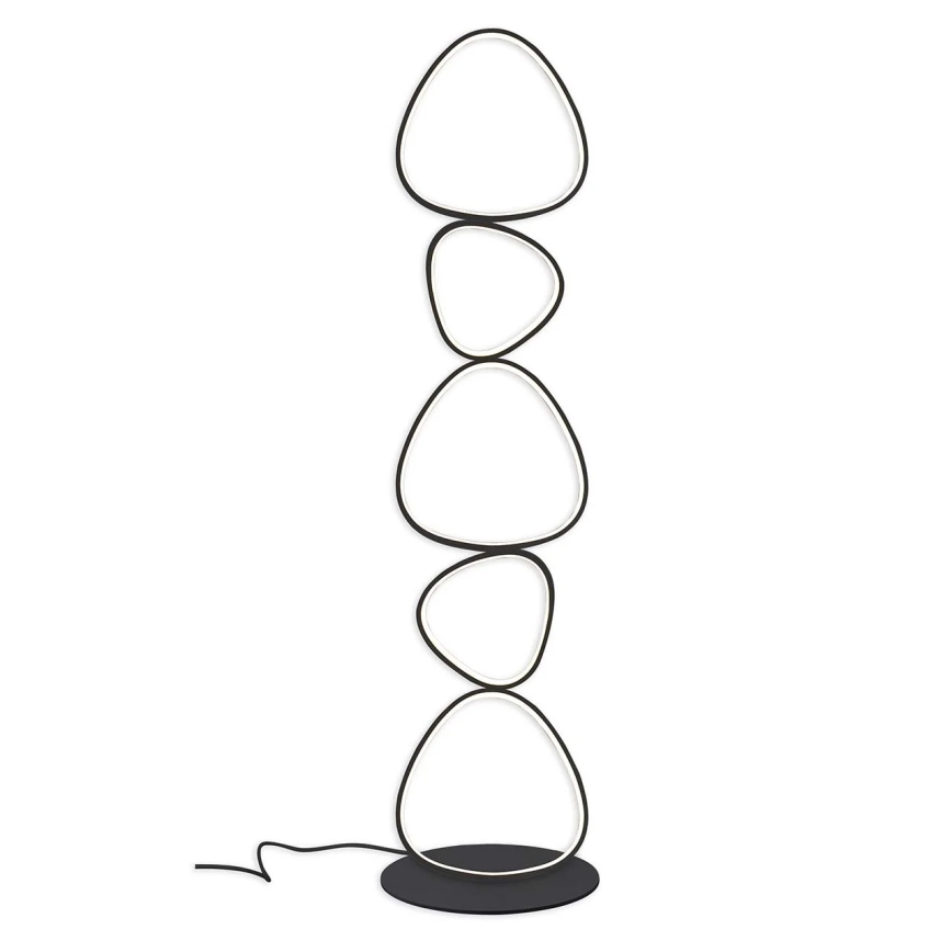 LED Stojací lampa PETRA LED/48W/230V černá