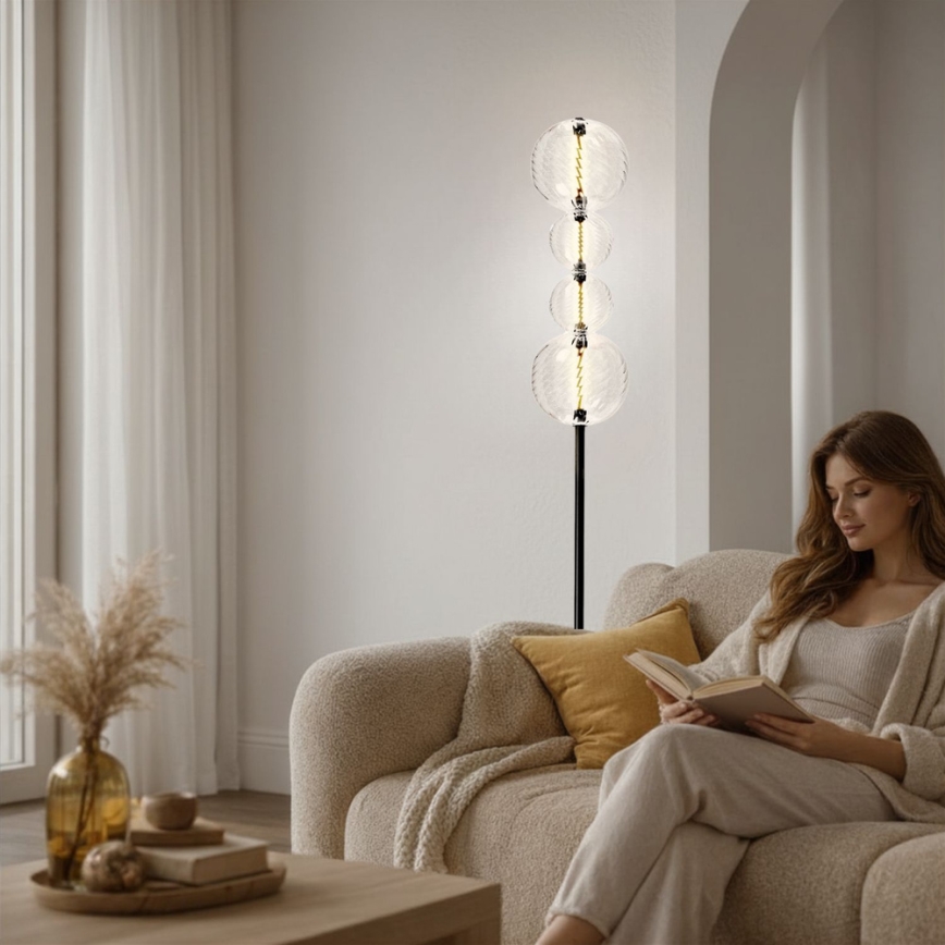 LED Stojací lampa PLAYA LED/15W/230V černá