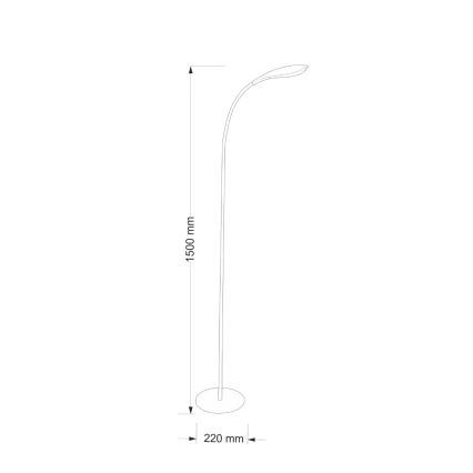 LED Stojací lampa SWAN LED/6,5W/230V bílá