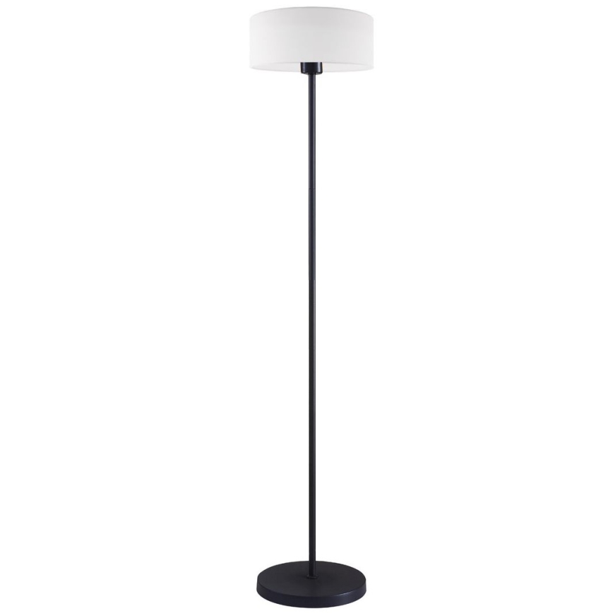 LED Stojací lampa TUNJA 1xE27/20W/230V pr. 30 cm černá/bílá