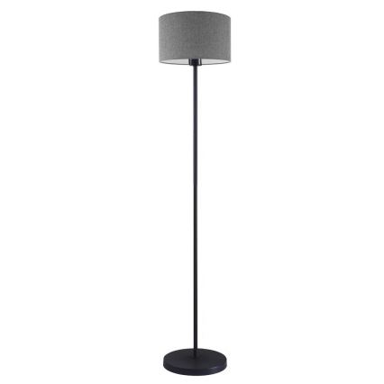 LED Stojací lampa TUNJA 1xE27/20W/230V pr. 30 cm černá/šedá