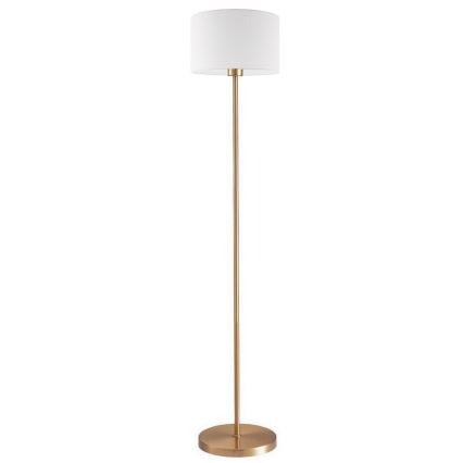 LED Stojací lampa TUNJA 1xE27/20W/230V pr. 30 cm zlatá/bílá