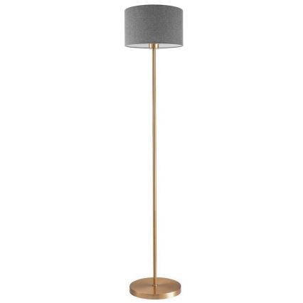 LED Stojací lampa TUNJA 1xE27/20W/230V pr. 30 cm zlatá/šedá