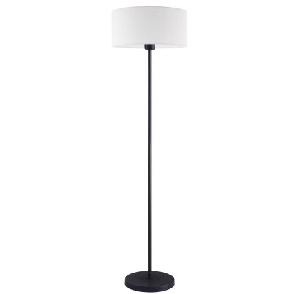 LED Stojací lampa TUNJA 1xE27/20W/230V pr. 38 cm černá/bílá