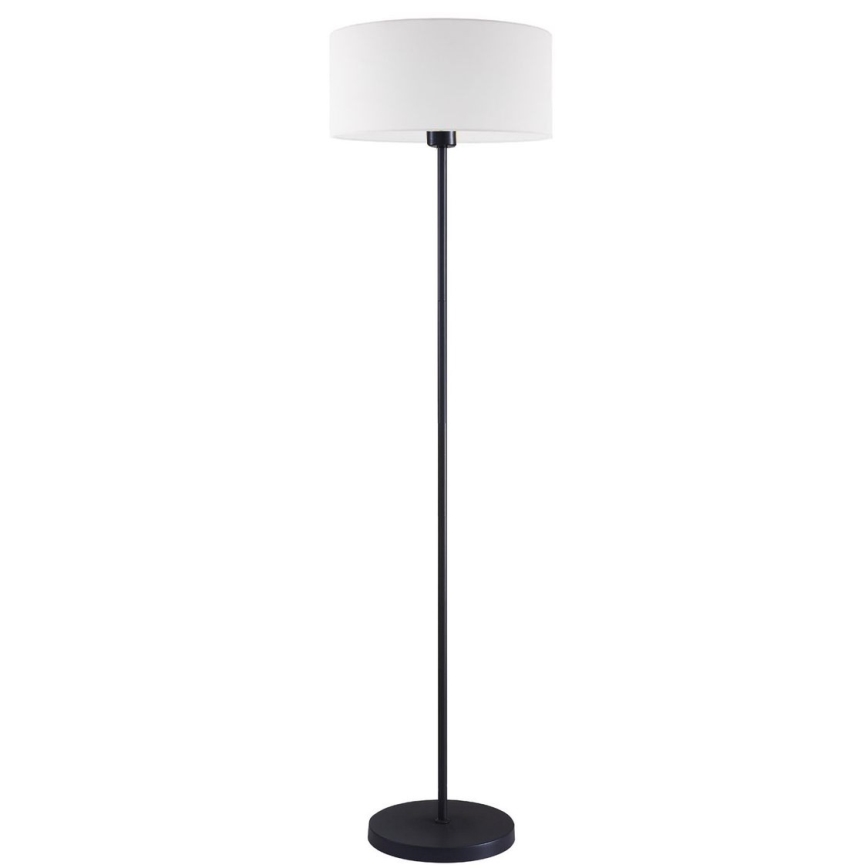 LED Stojací lampa TUNJA 1xE27/20W/230V pr. 38 cm černá/bílá
