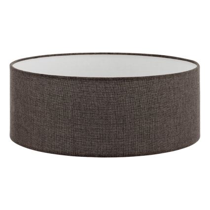 LED Stojací lampa TUNJA 1xE27/20W/230V pr. 38 cm černá/hnědá