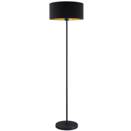 LED Stojací lampa TUNJA 1xE27/20W/230V pr. 38 cm černá