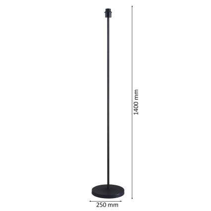 LED Stojací lampa TUNJA 1xE27/20W/230V pr. 38 cm černá/šedá