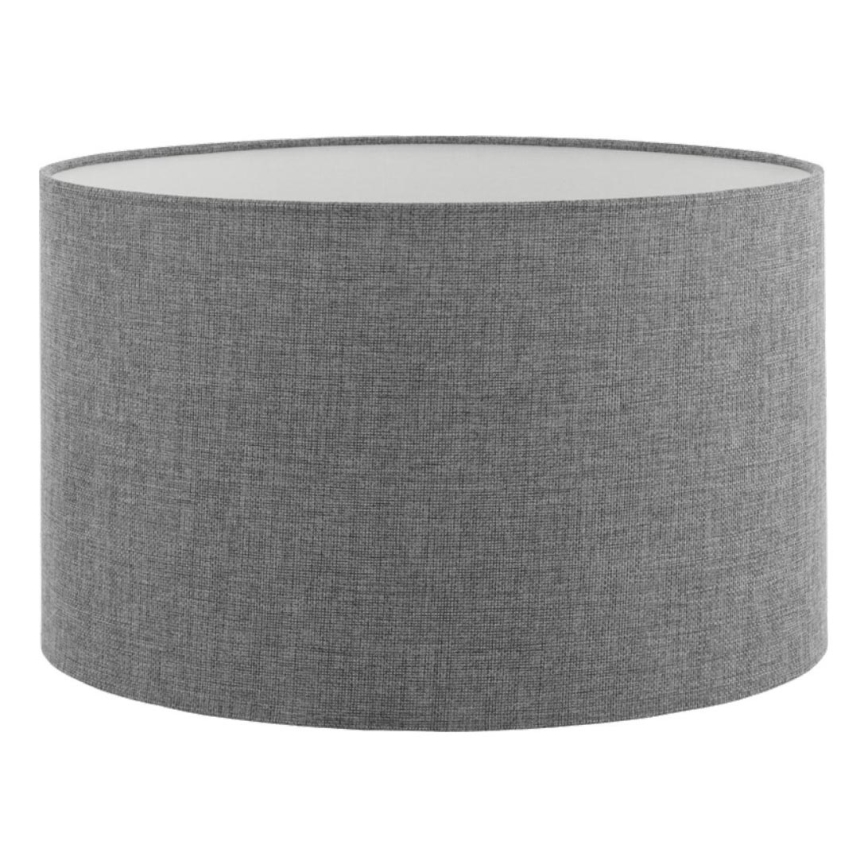 LED Stojací lampa TUNJA 1xE27/20W/230V pr. 38 cm matný chrom/šedá