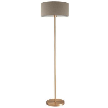 LED Stojací lampa TUNJA 1xE27/20W/230V pr. 38 cm zlatá/taupe