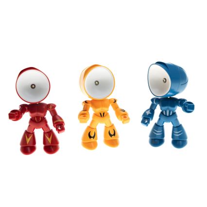 LED Stolní lampa LED/0,06W/3xLR41 robot červená