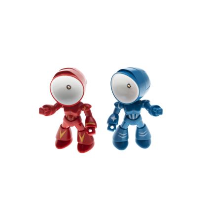 LED Stolní lampa LED/0,06W/3xLR41 robot modrá