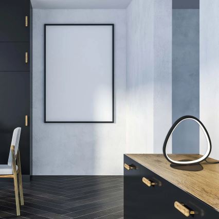 LED Stolní lampa PETRA LED/12W/230V 4000K černá