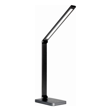 LED Stolní lampa s bezdrátovou nabíječkou LED/10W/230V 3000/4000/4500/5000/6000K černá