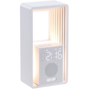 LED Stolní lampa s budíkem a nabíjením CALM LED/3,5W/5V
